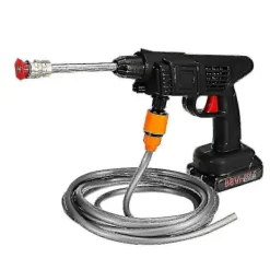 Clearance 60 Bar 1500W Sladdlös Högtryck Biltvätt Uppladdningsbar Elektrisk Vatten Skummaskin för Batteri B