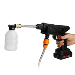 Best 60 Bar 1500W Sladdlös Högtryck Biltvätt Uppladdningsbar Elektrisk Vatten Skummaskin för Batteri