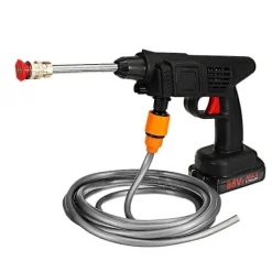 60 Bar 1500W Sladdlös Högtryck Biltvätt Uppladdningsbar Elektrisk Vatten Skummaskin för Batteri