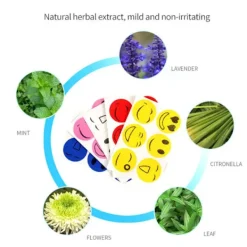 600 bitar Barn Vuxen Avvisande Klistermärken Mygga Naturlig Icke Giftig Ren Nödvändigt Camping Resor Plåster Pest Reject