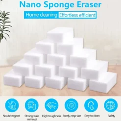 New 100 bitar Melamin Svamp Magic Sponge Radergummi Sudd Rengöring Rengöring Svampar för Kök Verktyg 10*6*2cm