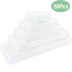 New 100 bitar Melamin Svamp Magic Sponge Radergummi Sudd Rengöring Rengöring Svampar för Kök Verktyg 10*6*2cm