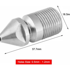 Best 3/8'' BSP Rengöringsmunstycke för 304 Rostfritt Stål Högtryckstvätt