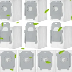 Hot 10 Dammsugarpåsar för iRobot Roomba i7, i7+, S9, S9+, i3, i3+, i4, i4+, i6, i6+, i8, i8+, J7, J7+, E5, E6, E7 - Kompatibel med iRobot Clean Base