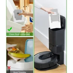 New 10 Dammsugarpåsar för iRobot Roomba i7 i7+ i3 i3+ i4 i4+ i6 - WELLNGS