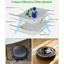 10 Dammsugarpåsar för iRobot Roomba i7 i7+ i3 i3+ i4 i4+ i6 - WELLNGS