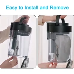 New 12 dammsugarpåsar för Roborock S7 S7 Plus S7 Max T7s T7s Plus, Ersättning