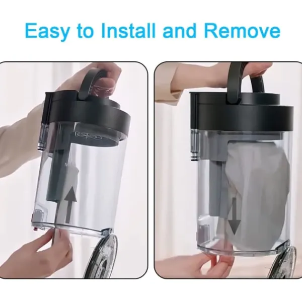 New 12 dammsugarpåsar för Roborock S7 S7 Plus S7 Max T7s T7s Plus, Ersättning