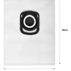 Outlet 10 Dammsugarpåsar för Rowenta Hygiene+ ZR200520 ZR200720, Kompatibla med Compact Power, X-Trem Power och Silence Force