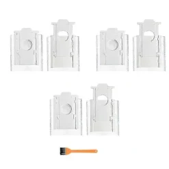 6 dammsugarpåsar för Samsung Jet Bot+ och AI+ dammsugarstationer + 1 rengöringsborste (som visas på bilden)