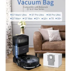 Discount 10 dammsugarpåsar tillbehör för Xiaomi Roborock S8+/s8 Pro Ultra S7 Maxv Ultra/s7 Pro Ultra/q7+/q7 Max+/q5+/t8