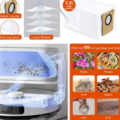 Discount 26 Delar Ersättningsset för Dammsugare, för Dreame L10 Ultra/ L10s Pro/ L10s Pro Gen 2/ L10 Prime