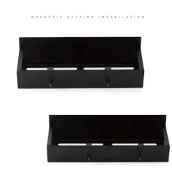 Hot 2 delar Magnetisk Förvaring Hylla Hushåll Multifunktionell Förvaring