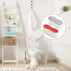 Hot DAO 8 Delar Toalettsits Bumpers Toalettsitskuddar 4521.7cm Universal Toalett S [DB]