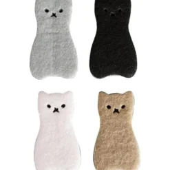 Online 4 disksponsar, mikrofibersvamp skursvampar, dubbel svamp för