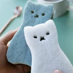 Online 4 disksponsar, mikrofibersvamp skursvampar, dubbel svamp för