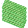 Sale 4 ersättningsdynor, mikrofiberspray för jetmopp, ersättningsduk 45x13 cm (grön)