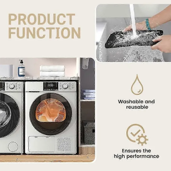 Online 8 Ersättningsfilter 2964840100 för Beko Torktumlare Värmepumpstorktumlare, Svampfilter för Beko Grundig Blom KB [DB]