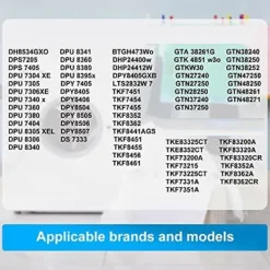 Discount 8 Ersättningsfilter 2964840100 för Torktumlare med Värmepump, Svampfilter för ElektraBregenz (FMY) Black