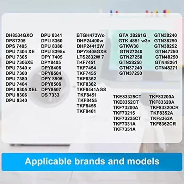 Sale DAO 8 Ersättningsfilter 2964840100 för Torktumlare med Värmepump, Svampfilter för ElektraBregenz [DB] Black