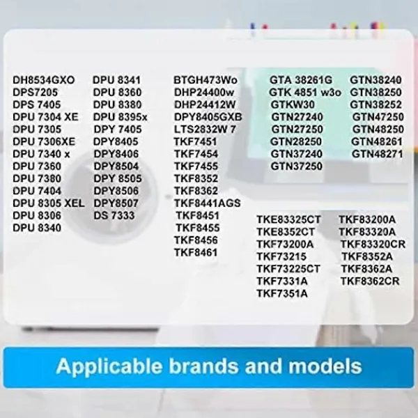 New DAO 8 Ersättningsfilter 2964840100 För Torktumlare Värmepumpstorktumlare, Svampfilter För Elektrabregenz [DB] Black