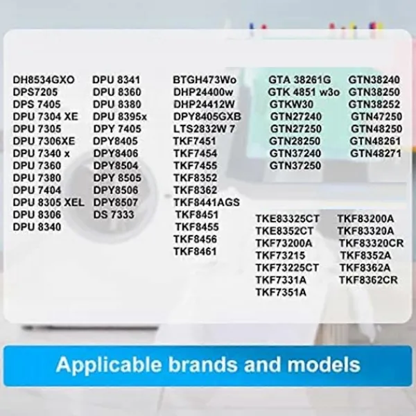 Hot 8 Ersättningsfilter 2964840100 för Torktumlare Värmepumpstorktumlare, Svampfilter för ElektraBregenz