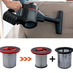 Discount 12040193 Ersättningsfilter för Bosch Unlimited Series 7 Sladdlös Dammsugare BKS711XXL BBS711W BBS712A BCS711GB