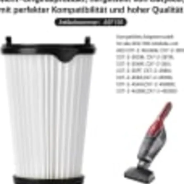 Clearance 6 filter och 1 liten borste för alla Ergorapido dammsugare