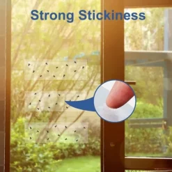 New 50 flugfångare med lim, transparenta fönsterremsor, 2-pack