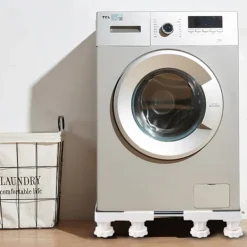 Outlet 12 Fots Tvättmaskin Bas Stativ Hållare Rack starkt lager för automatisk tvättmaskin