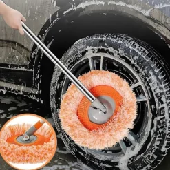 Best 360 Graders Roterande Moppset, Justerbara Mikrofiberdammoppar, Premium Rengöringsverktyg