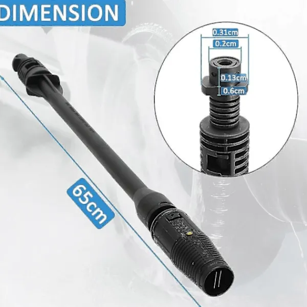 Online 2025, Högtryckstvättlans, 150 Bar Lanstillbehör För Kärcher K2 K3 K4 K5 K6 K7 Högtryckstvätt Tillbehör Med Justerbart Munstycke