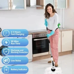 Sale 7 I 1 El rengöring borste fönster vägg rengöring elektrisk turbo skurborste