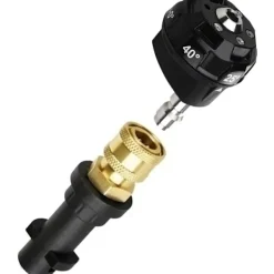 New OCEAN 6 i 1 Högtrycks Roterande Turbo Munstycksadapter Multifunktionell Vattenpelare Skumpistol & Högtryckstvätt Pistol Adapter - Snabbkoppling Mässingsplugg | Fyndiq