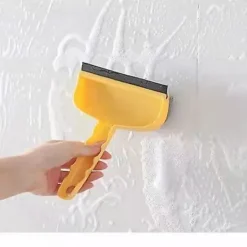 Best 2 i 1 multifunktionell rengöringsglasborste gul glasrengöringstorkare 11,8*18,8*5,8cm