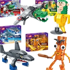 New 7260 Komplett set med fyra lådor - Brainrot Byggset - Samling med Byggfigurer{TL}