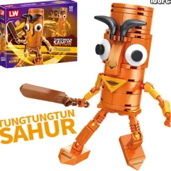 New 7260 Komplett set med fyra lådor - Brainrot Byggset - Samling med Byggfigurer{TL}