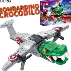 New 7260 Komplett set med fyra lådor - Brainrot Byggset - Samling med Byggfigurer{TL}