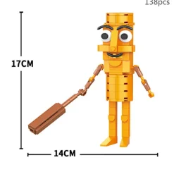 New 7260 Komplett set med fyra lådor - Brainrot Byggset - Samling med Byggfigurer{TL}