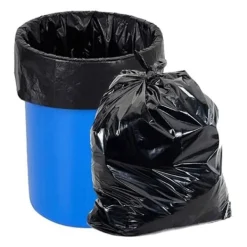 Hot 20 liters sopsäckar med extra stark svart dragsko för källsortering 50 x 60 cm 100 säckar