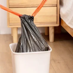 New 10 liters sopsäckar, sopsäckar med dragsko, 75 påsar -