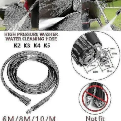 New 2024 Lämplig För Kärcher K2 K3 K4 K5 6m / 8m / 10m Högtryckstvättslang 8m