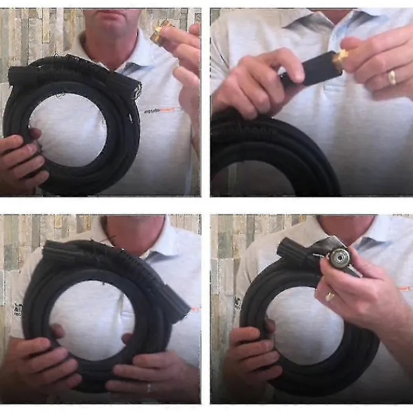 Hot 10 m förlängningsslang K-serie högtryckstvättslang M22-kontakt hona till hane