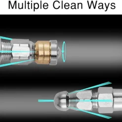 Online 15 m högtryckstvättslang, 15 m Kärcher rörrengöringsslang, 180 bar 60 C, Kärcher ferret-kompatibel med adaptrar för Kärcher K2, K3, K4, K5, K6, K7 a | Fyndiq