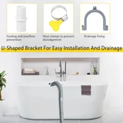 Online 1,5 m Tvättmaskinslang Tvättmaskin Avloppsslang Förlängning Diskmaskinsslang Förlängning Tvättmaskin Avloppsslang Universal Avloppsslang Diskmaskin D | Fyndiq