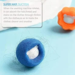 New 6 magiska tvättbollar, katt-hårsuktion, hårborttagning, rengöring