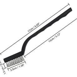 Sale 3 metallrengöringsborstar i rostfritt stål, mässing och nylon för rost, svetsning och slagg