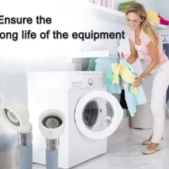 New 5 meter kallvattenrör för tvättmaskin, fullautomatisk tvättmaskinslang