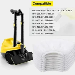 Sale DAO 8 Mikrofiberdukar för Ångrengörare Handmunstycke För Sc1 Sc2 Sc3 db