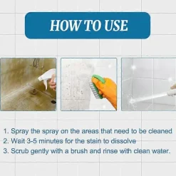 Outlet 100 ml Kakelrengöring Långvarig Keramisk Kakelrengöringslösning Golvrengöring